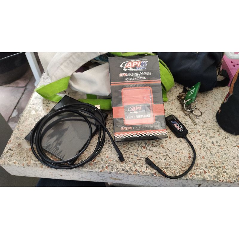 กล่องไฟแต่ง api ecm 9.0 step4 ได้ครบ มีสายจูนทั้งมือถือและคอมและโปรแกรมแถม