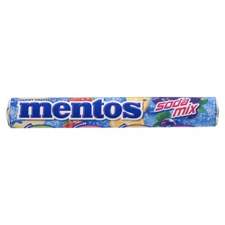 เมนทอสลูกอมโซดามิกซ์ 37กรัม Mentos Candy Soda Mix 37g.