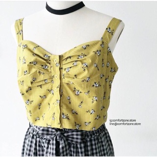 New✨LEMON ROSE CROP❤️