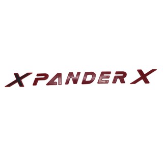 โลโก้ "X PANDER" สูง 3.2 เซน 3.2 Cm สีแดง 1 ชุด สำหรับ มิตซูบิชิ เอ็กซ์แพนเดอร์ Mitsubishi Xpander Mpv ปี 2018 2019