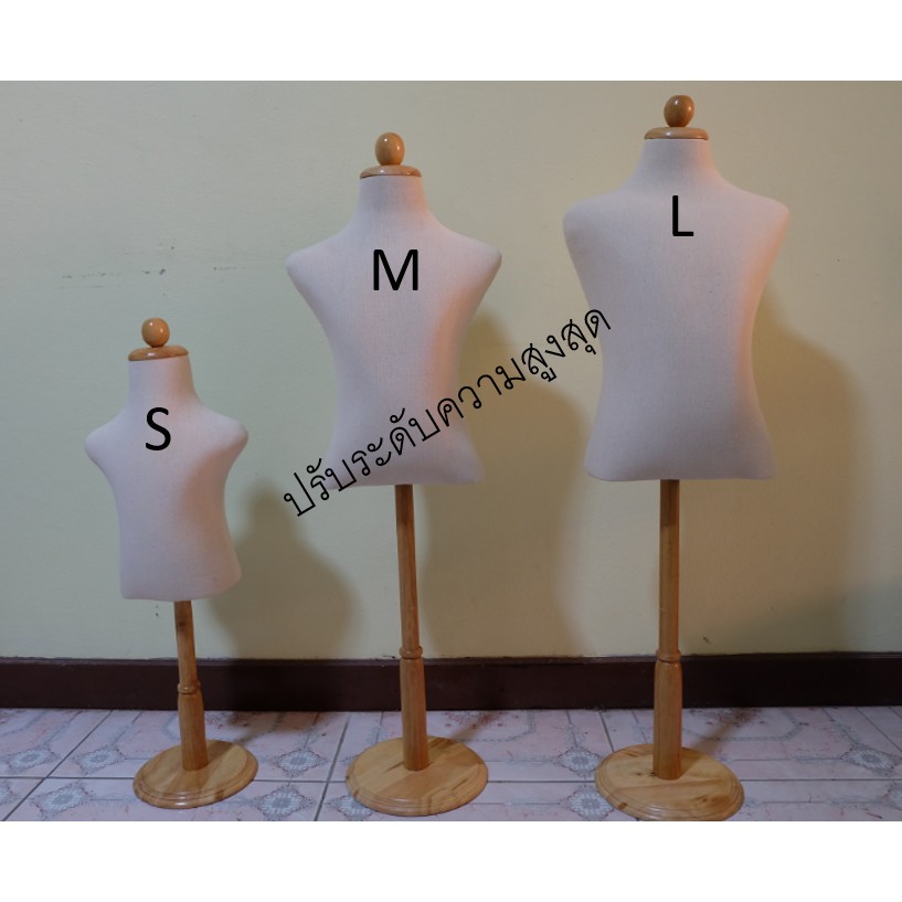 🔥สินค้าใหม่พร้อมส่ง🔥 หุ่นเด็ก หุ่นโชว์เด็ก หุ่นเด็กโชว์เสื้อผ้า หัวไม้กลม ฐานไม้กลม ผ้าดิบ สินค้ารับประกัน 15 วัน - รูปที่ 5