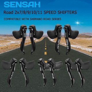 Sensah ก้านเบรกตีนผีจักรยาน ความเร็ว 2X7 2×8 2×9 2X10 2X11 สําหรับ Shimano Claris Sora