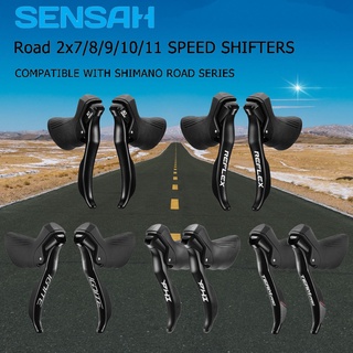 Sensah ก้านเบรกตีนผีจักรยาน ความเร็ว 2X7 2×8 2×9 2X10 2X11 สําหรับ Shimano Claris Sora