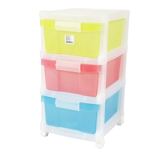 ตู้ลิ้นชักล้อเลื่อน 3 ชั้น JCJ 2533 3 Tier Drawer Cabinet JCJ 2533