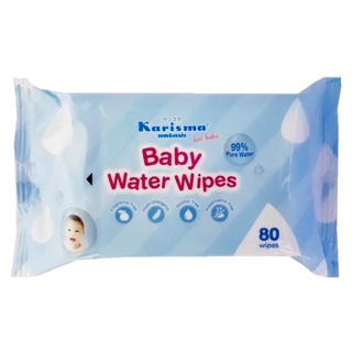 ผ้าเปียก Karisma Water Wipes 80 แผ่น/ห่อ