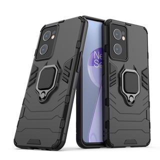 Oneplus 11 5G 10 Pro 10T Nord CE 3 2 Lite Nord 2T 8 7T Pro เคสกันกระแทก ทนทาน ที่ใส่แหวนโลหะ เคสไฮบริด PC + TPU เคสเกราะ