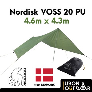 ฟลายชีท/ทาร์ป 4.6x4.3 Nordisk Voss 20 PU