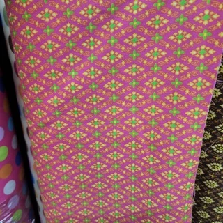 ผ้าเมตร ลายไทย ปูเตียงสปา เตียงนวด ผ้าขวางเตียง อเนกประสงค์ คอตตอนทีซี หน้ากว้าง 110-115ซม