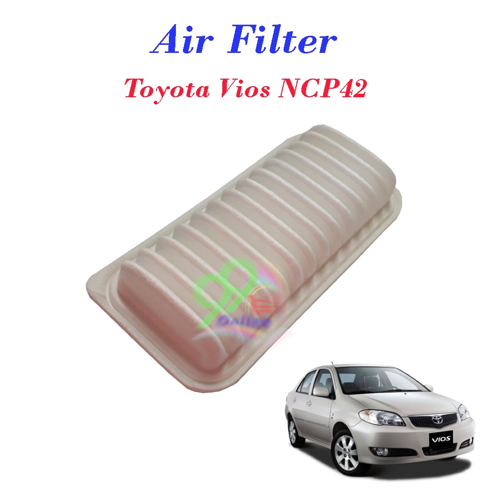 กรองอากาศ Toyota Vios NCP42 NCP93 NCP150