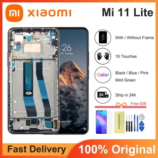 6.55&amp;#39;&amp;#39; ของแท้ หน้าจอสัมผัส LCD สําหรับ Xiaomi Mi 11 Lite 5G Xiaomi Mi 11 Youth Repair Pa