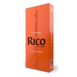 Rico ลิ้นปี่คลาริเนต Bb (Bb Clarinet Reeds) เบอร์ 2.5  (25 อัน/กล่อง)