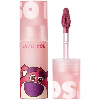 Intoyou x Lotso Strawberry Bear ลิปสติก เนื้อแมตต์ ชุ่มชื้น ธรรมชาติ เคลือบริมฝีปาก แต่งหน้า