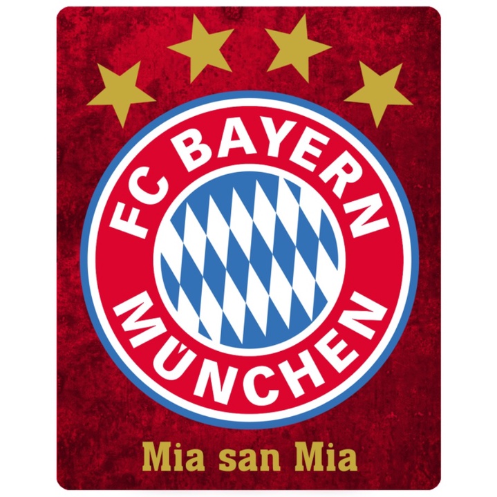 (Stiker Cermin Kereta) สติ๊กเกอร์ติดกระจก/กระจก 4" x 5" Bayern Munich FC