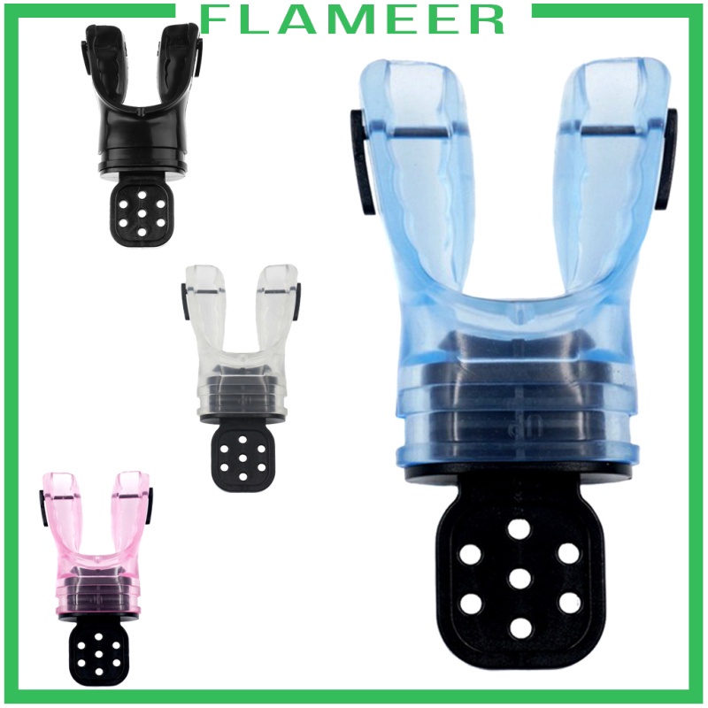 [FLAMEER] Silicone Scuba Diving Dive Snorkel Standard Mouthpiece