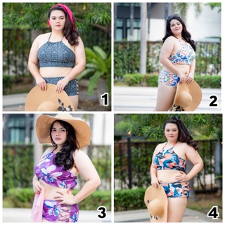 ชุดว่ายน้ำสาวอวบ ชุดว่ายน้ำplussize