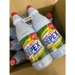 Depex Clorox 1 ลิตร (ราคา2ขวด)ผลิตภัณฑ์น้ำยาฟอกขาว น้ำยาซักผ้าขาว น้ำยาทำความสะอาด น้ำยาเอนกประสงค์ ขจัดเช