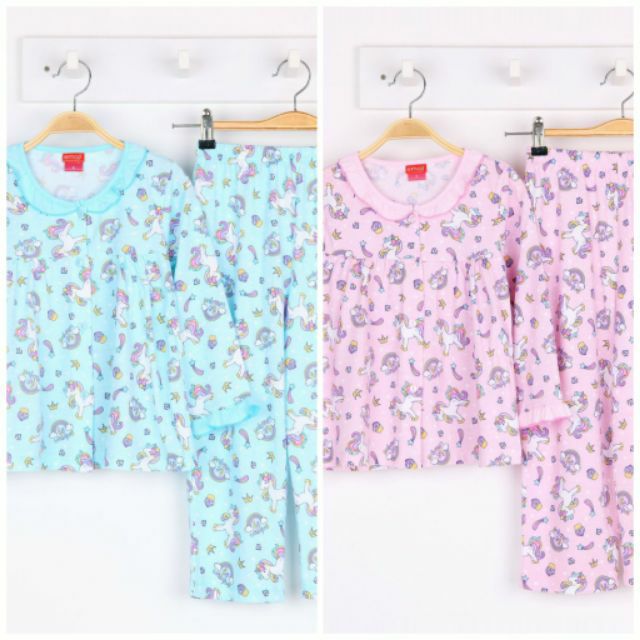 ชุดนอนเด็กโตหญิง 7-11 ปี ลายยูนิคอร์น จากแบรนด์ momoji