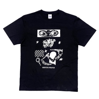 [S-5XL]เสื้อยืด BAND SPY - Seve WEAPON / BLACK / TAG STITCH SUPPLY