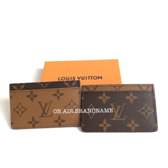 Louis Vuitton LV Monogram Coated Canvas Card Case - Brown Wallets,  Accessories - LOU787351