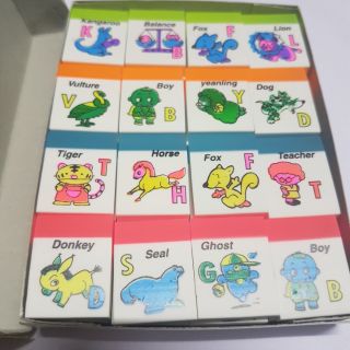 ยางลบรุ่นเดอะABC+ชื่อสัตว์