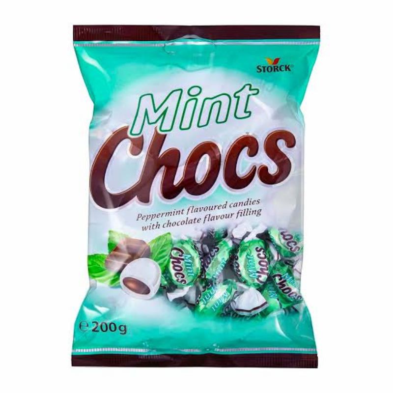เวอร์เธอร์ ลูกอมรสมิ้นท์สอดไส้ช็อกโกแลต Werther's Choc Mint Candy 200g.