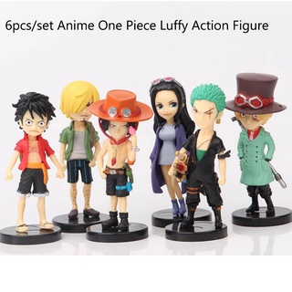 พร้อมส่งตุ๊กตาฟิกเกอร์ One Piece Mini Luffy Sanji Boa Hancock Ace Roronoa Zoro พีวีซีขนาดเล็กของเล่นสําหรับเด็ก