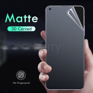 ซอฟท์แมท TPU ฟิล์มสำหรับ Huawei P40 P30 Lite P20 Pro Nova 5T 7i 7 SE Y7 Y9 Prime 2019 Y9S Y5P Y6P Honor 8X Mate 20 ป้องกันลายนิ้วมือด้านหน้าฝ้าตัวป้องกันหน้าจอ