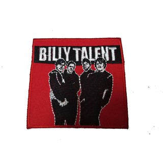 [ตัวรีด เย็บได้] BILLY TALENT ป้ายติดเสื้อ logo Embroidered Sew Iron On Patches Badge