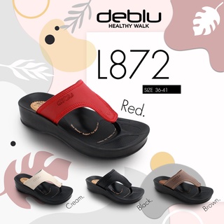 L872 รองเท้าแตะ หญิง แบบสวม แบบหนีบ deblu เดอบลู นุ่มนิ่ม เพื่อสุขภาพ น้ำหนักเบา ของแท้ 100% 🇹🇭ประเทศไทย🇹🇭Thailand🇹🇭