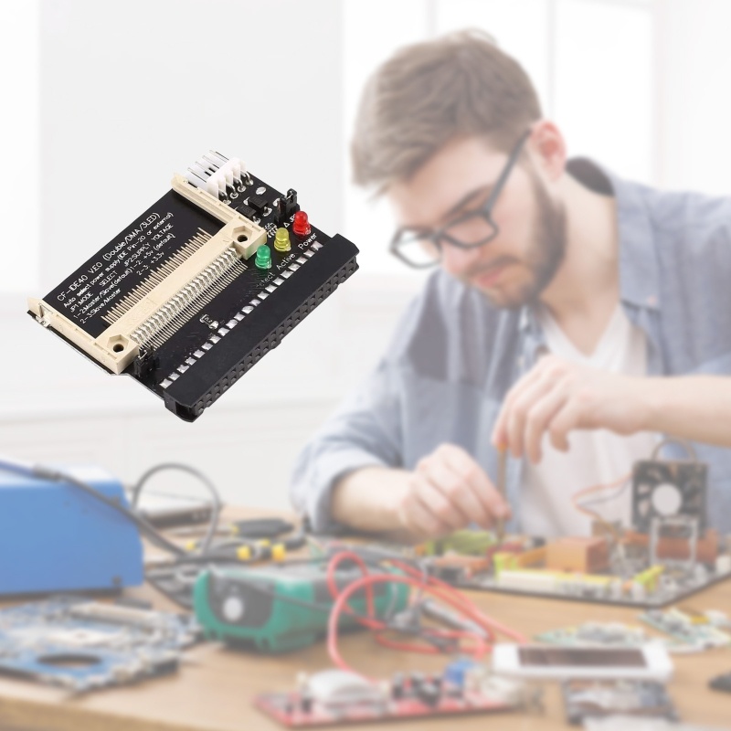 SIY CF To IDE 40-pin การ์ดอะแดปเตอร์ที่ถอดออกได้เดสก์ท็อป Parallel IDE CF Reader CF-IDE