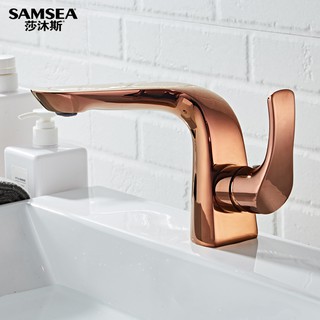 SAMSEA Shamus rose gold faucet white gold light luxury creative home European original design