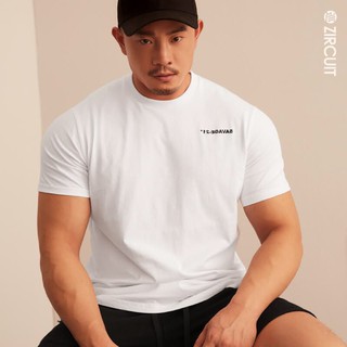 เสื้อยืดคอกลมZIRCUIT เสื้อยืดแขนสั้น BODY FIT Cotton100 % SAVAGE-21S-3XL