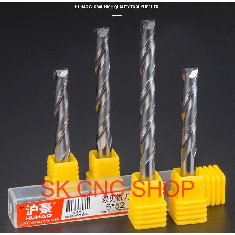 ดอกสว่านบิด CNC 2 ME - 6MM - SK CNC SHOP