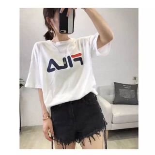 เสื้อยืดโอเวอร์ไซส์ ลาย FILA