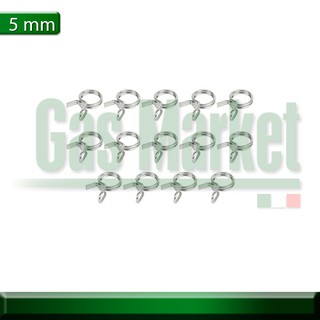 กิ๊ปรัดท่อแกีส 5 mm - Spring Clamp 5 mm 14 pcs