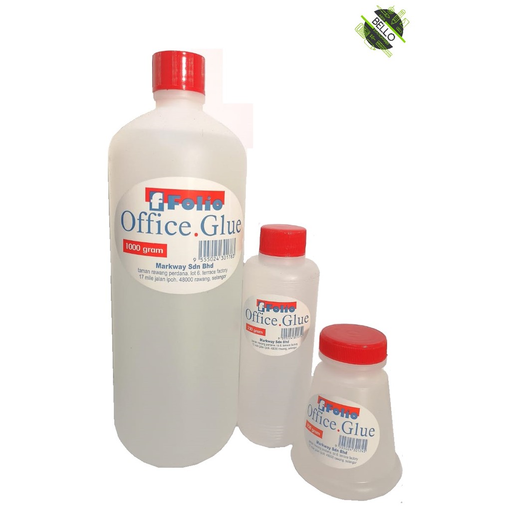Folio PVA Office Transparent Glue ( 150g / 230g / 1000g );