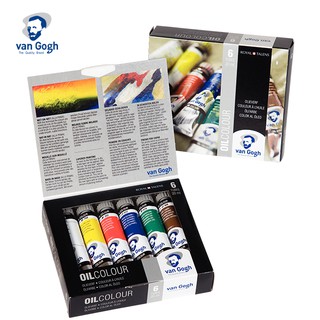 VAN GOGH สีน้ำมัน MINI  6  สี 20ml. 1 ชุด