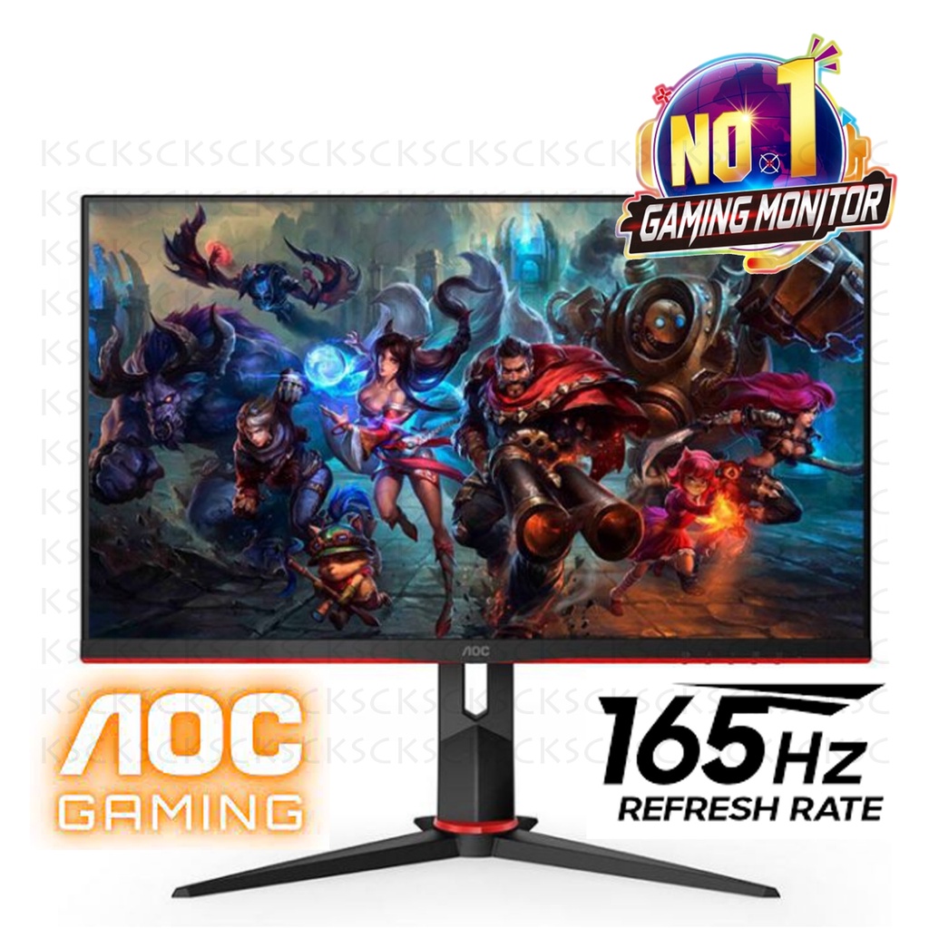 รุ่นใหม่ Gaming Monitor 165HZ 144Hz AOC 27G2SP 27G2SE 27G4 27G15N 27" VA/ IPS/ Flat