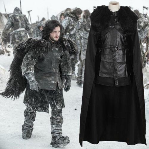 ชุดคอสเพลย์ Game of Thrones Jon Snow สําหรับปาร์ตี้ฮาโลวีน