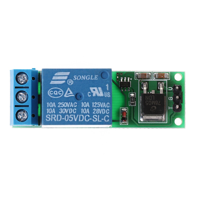 PCF* 6-24V Flip-Flop Latch Relay Bistable Self-locking Low Pulse Trigger Module