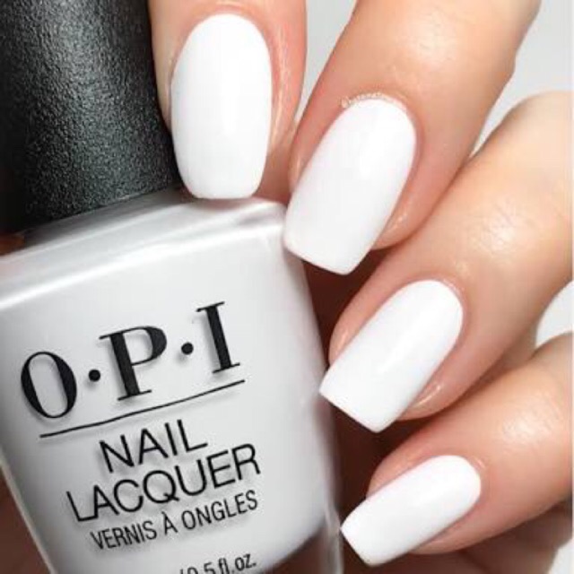 OPI - Alpine Snow (NLL100) ยาทาเล็บสีขาว True white จะทำลายไหนๆก็สวยค่าา แท้ 100%