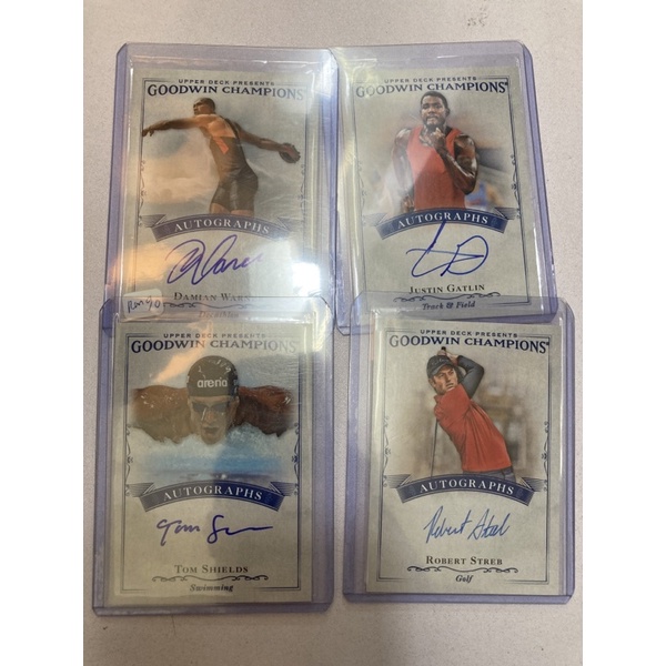 2016 Goodwin Champions Autographs การ์ดกีฬา