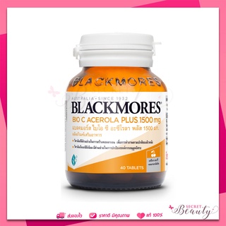 Blackmores Bio C Acerola PLUS 1500 mg 40 tablets ไบโอซี อะเซโรล่า วิตามินซี แบลคมอร์ส วิสทร้า