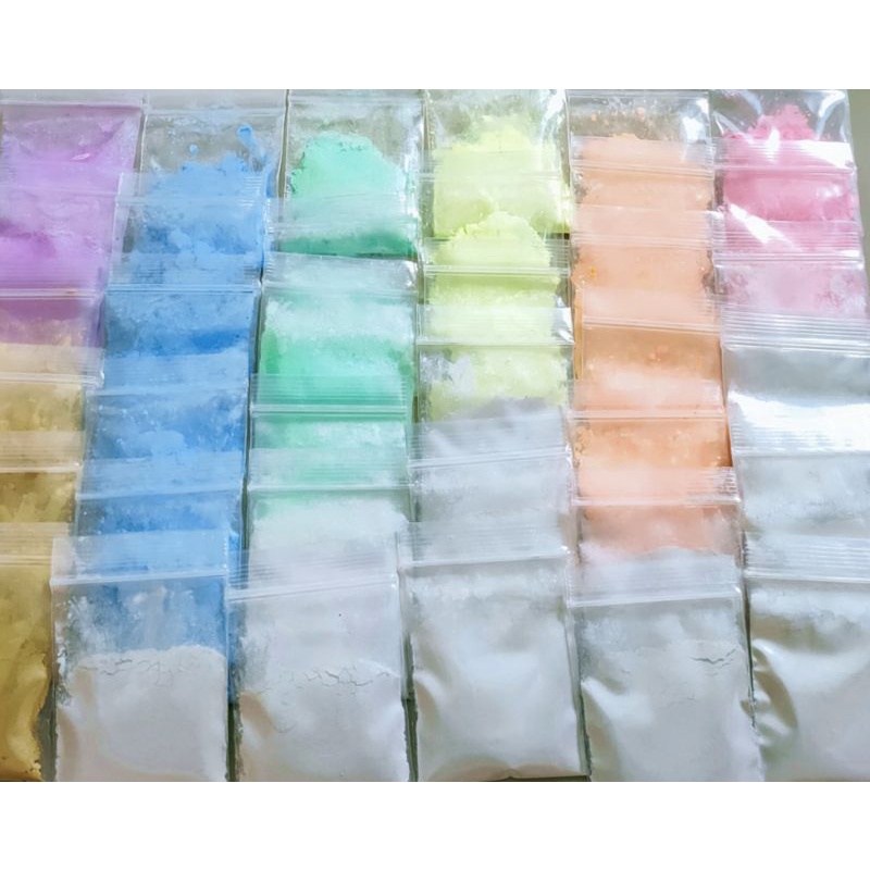 ผงมุกละเอียด เงางาม สำหรับใส่สไลม์และงานศิลปะต่างๆ