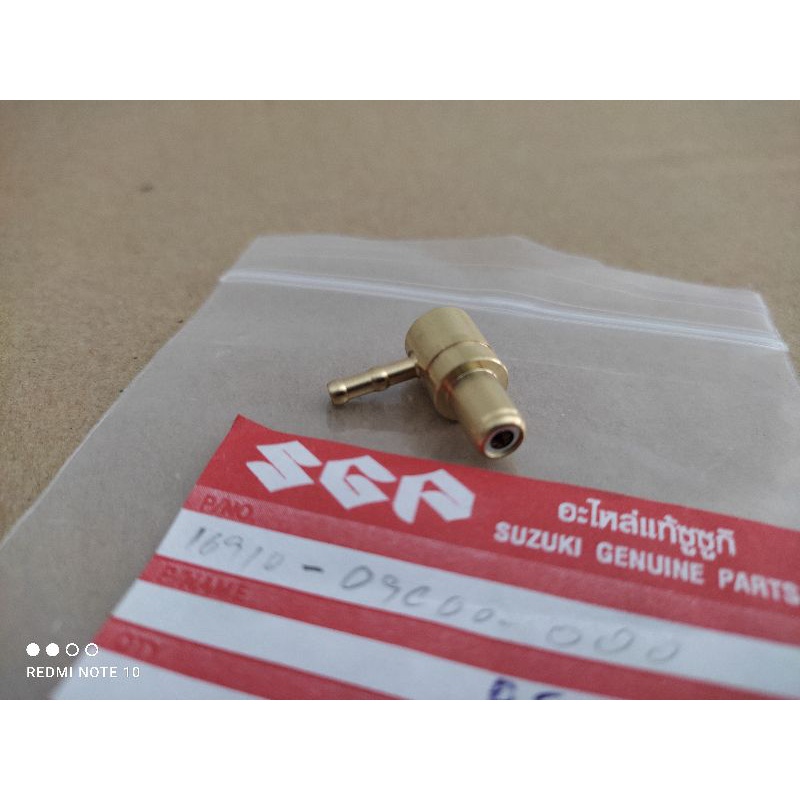 หัวปั๊มทองเหลือง suzuki RC100, RC110 อะไหล่แท้ suzuki 16910-09C00-000
