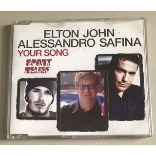 ซีดีซิงเกิ้ล ลิขสิทธิ์ มือ 2 สภาพดี...199 บาท “Elton John” ซิงเกิ้ล "Your Song" แผ่นไทย หายาก