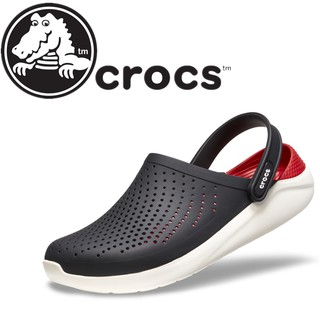 รองเท้าแตะรัดส้น สไตล์ Crocs LiteRide Sandals ชาย-หญิง รองเท้าแตะแบบสวม แนวแฟชั่น