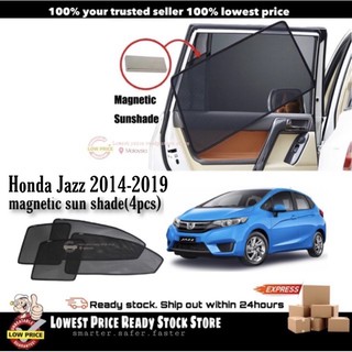 ม่านบังแดดแม่เหล็ก Honda Jazz GK 2014-2020 (4 ชิ้น)