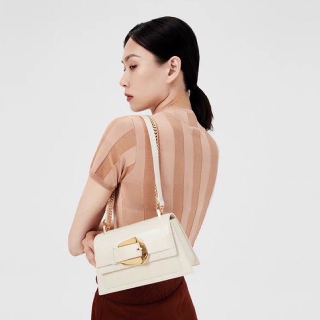 Pedro belt buckled croco bag