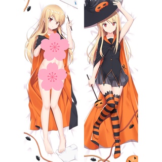 ปลอกหมอนอิง ลายการ์ตูนอนิเมะ The Pet Girl of Sakurasou Shiina Mashiro Dakimakura Male Otaku สําหรับกอดร่างกาย